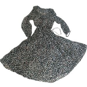 Ermanno Scervino Leopard Print Maxi Dress Size 44